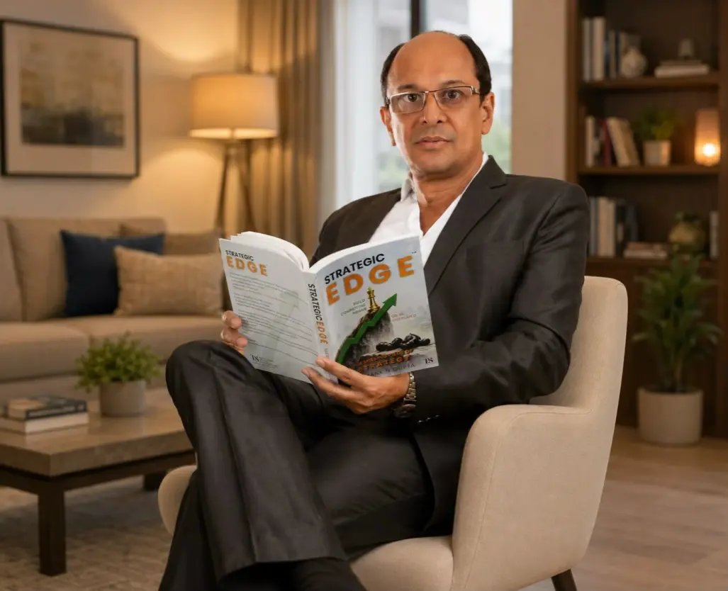 Mayank Gupta reading Strategic Edge